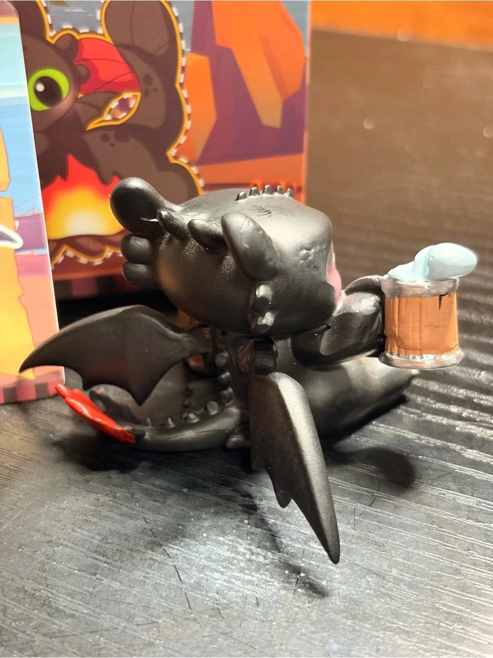 Toothless little monster figure